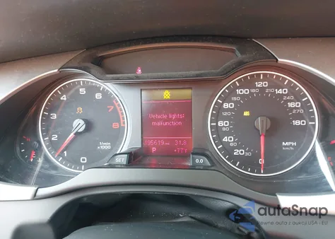 2011 Audi A4 2.0T Premium z USA, uszkodzony, nr VIN WAUBFAFL6BN012963